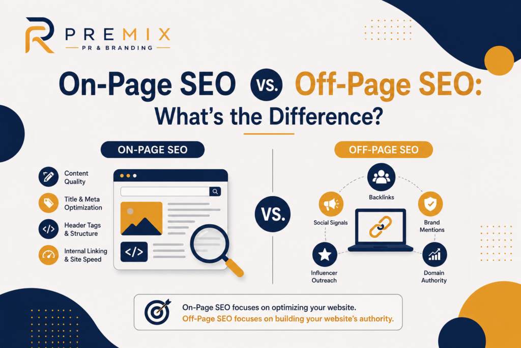 On-Page SEO vs. Off-Page SEO: What's the Difference?